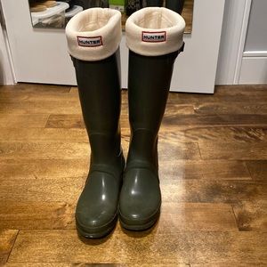 Hunter Boots with Sock Insert